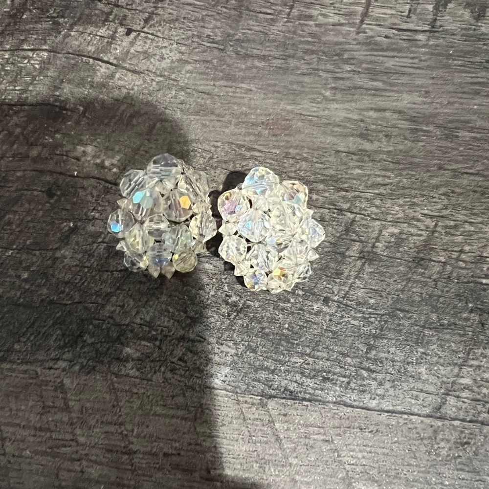 Vintage Cluster Earrings - Picture 1 of 2